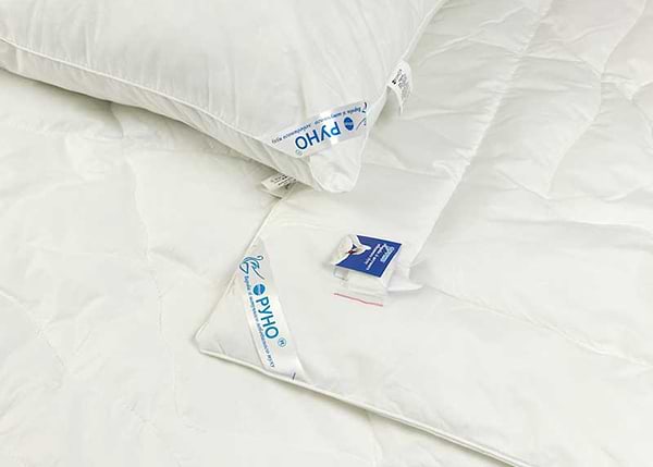 Фото - Одеяло зимнее двуспальное евро Руно 200х220 из искусственного лебединого пуха (322.52ЛПУ)