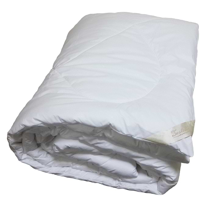 Ковдра зимова двоспальна євро Zastelli Бамбук 200х220 біла (11687)