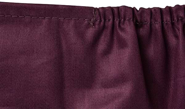 Фото - Простынь односпальная Ярослав на резинке сатин 200х 90х20 диз.09 (сливовая) (38253)