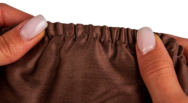 Фото - Простирадло односпальне Ярослав на резинці сатин 200х 90х20 диз.10 (т.коричневий) (38254)