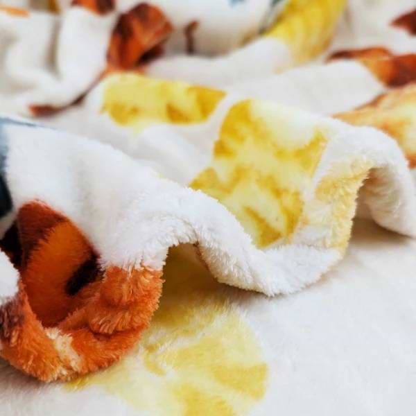 Фото - Плед евро Love You Home флисовый Коты Бежевый 200x220 см (8283)