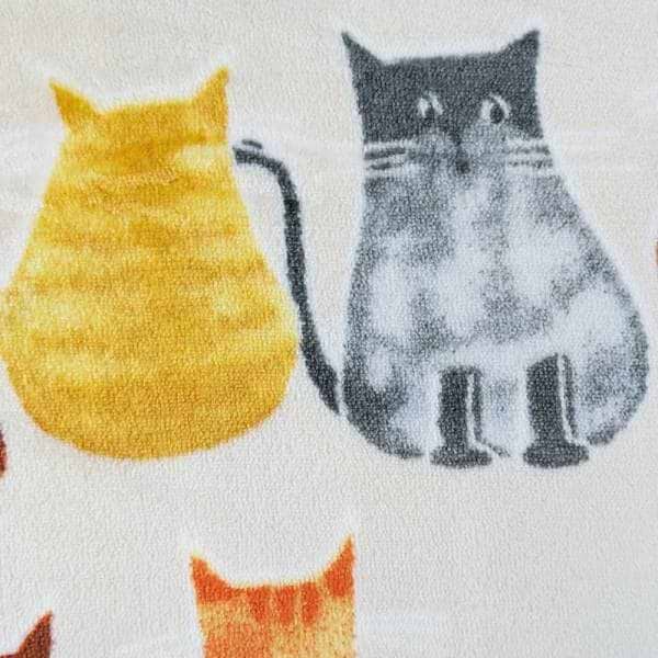 Фото - Плед евро Love You Home флисовый Коты Бежевый 200x220 см (8283)