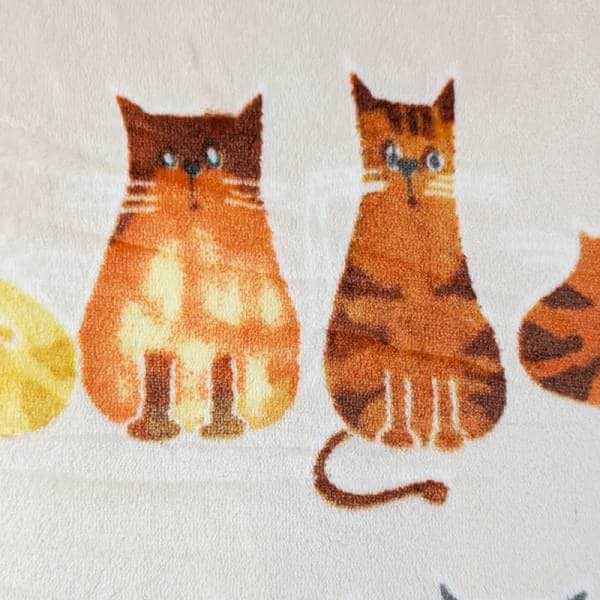 Фото - Плед евро Love You Home флисовый Коты Бежевый 200x220 см (8283)