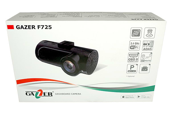 Фото - Видеорегистратор Gazer F725