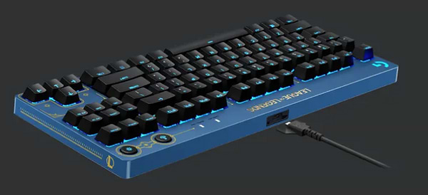 Фото - Клавиатура проводная игровая Logitech G Pro Mechanical Keyboard League of Legends (920-010537)