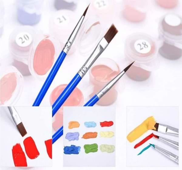 Фото - Картина за номерами Strateg Поп-арт: дівчина-соул 40х50 см (VA-0761)