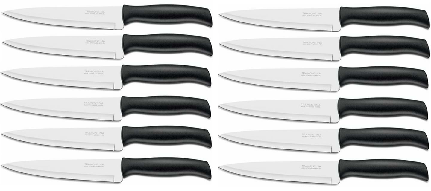 Набір ножів Tramontina ATHUS кухонний, 12шт (23084/008) - Фото 1
