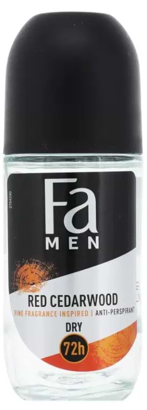 Дезодорант кульковий Fa антиперсп.Men Червоне дерево 50мл - Фото 1