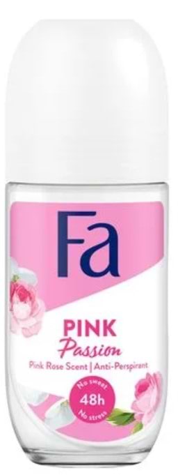 Дезодорант кульковий Fa Роликовий антиперспірант Fa Pink Passion аромат Рожевої Троянди 50 мл - Фото 1
