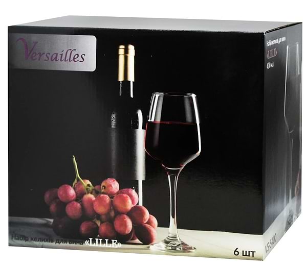 Фото - Набір келихів Versailles 400 мл 6 шт. (VS-5400)