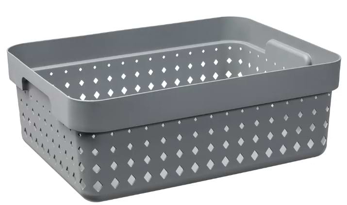 Корзина для хранения Plast Team Seoul M  серый (6024.3)