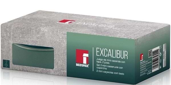 Фото - Набір форм для приготування Bergner Excalibur 2 шт. (BG-13366-GR)