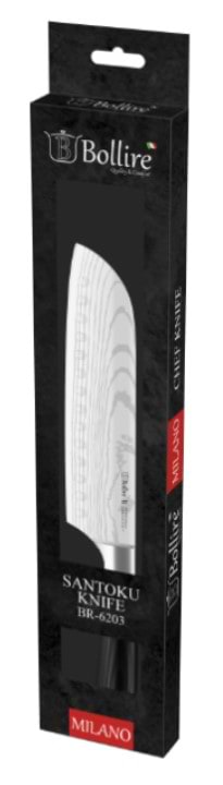 Фото - Ніж сантоку Bollire BR-6203 Milano