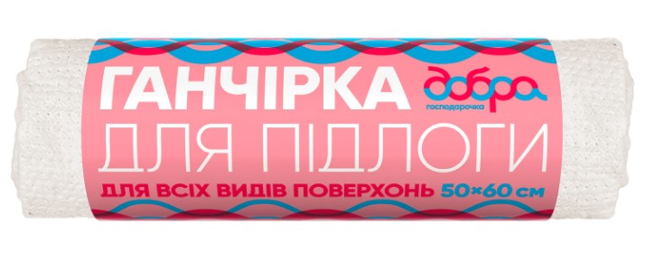 Салфетка бытовая Добра господарочка 50х60 см 1 шт. (4820086521055) - Фото 1