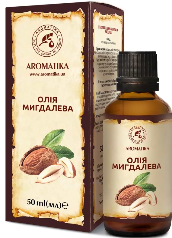 Косметическое масло Ароматика миндальное 50 мл (4820031050524) - Фото 1