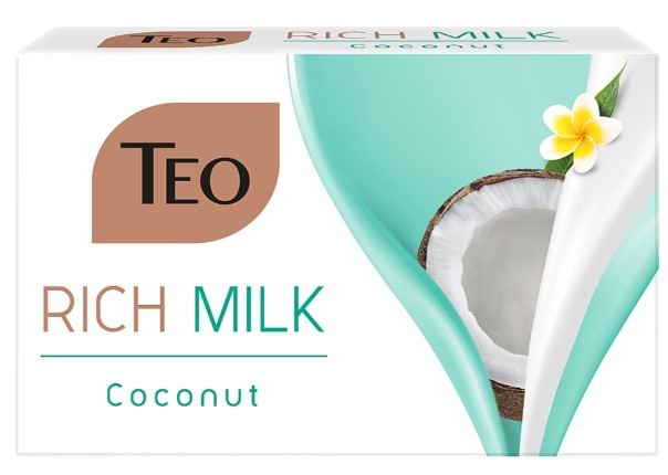 Купити Тверде мило TEO Milk Rich Coconut 90 г (3800024047404) - Фото 1 Тверде мило TEO Milk Rich Coconut 90 г (3800024047404) - Фото 1