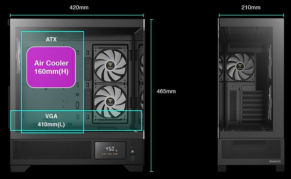 Фото - Корпус Gamdias ATLAS M1 Mid-Tower (4712960139565)