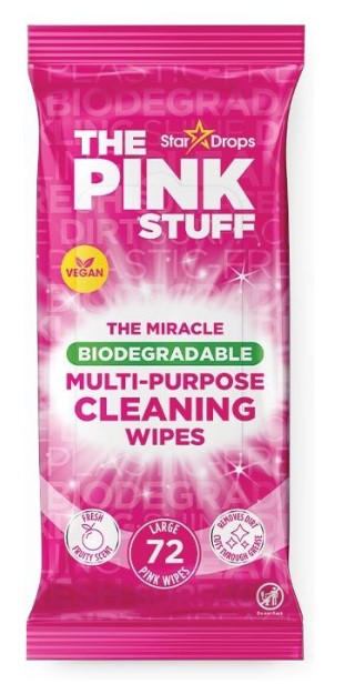 Салфетка бытовая PINK Stuff для чистки поверхностей универсальные 72 шт. (PSWWSU72) - Фото 1