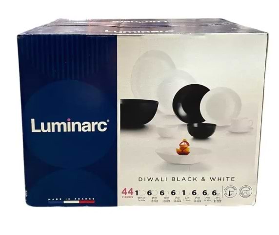 Фото - Столовый сервиз Luminarc Diwali Black&White 44 пр. (P4678)
