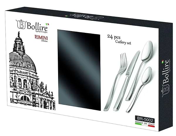 Фото - Набор столовых приборов Bollire BR-5002 RIMINI 24 шт.