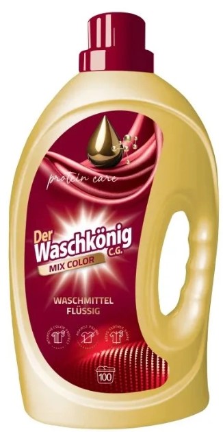 Гель для прання Waschkonig MIX Color 3 л (4260418935585) - Фото 1
