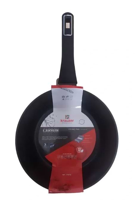 Фото - Сковорода універсальна Krauzer 20 см Carbon (FG07-20 77211)