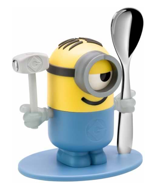 Подставка для яиц WMF 1286226040 Minions с ложкой - Фото 1