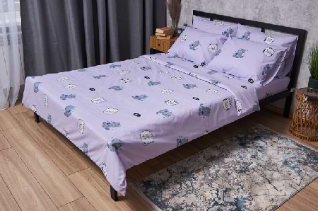 Комплект постільної білизни Moon&Star Бязь Gold Люкс Hello Kitty 175х210 (MS-820004034)