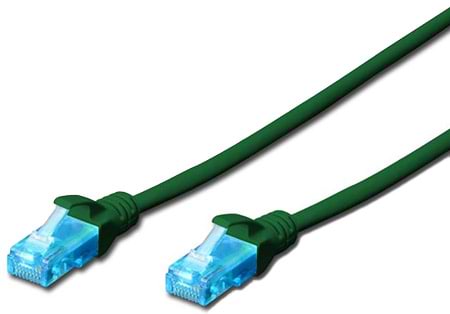 Кабель патч-корд Digitus CAT 5e UTP 0.5m Green (DK-1511-005/G)