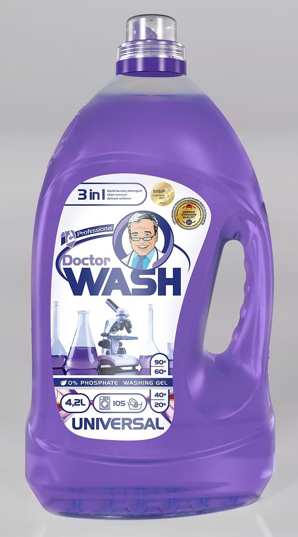 Фото - Гель для стирки DOCTOR WASH универсальный 2100 г, 80 циклов