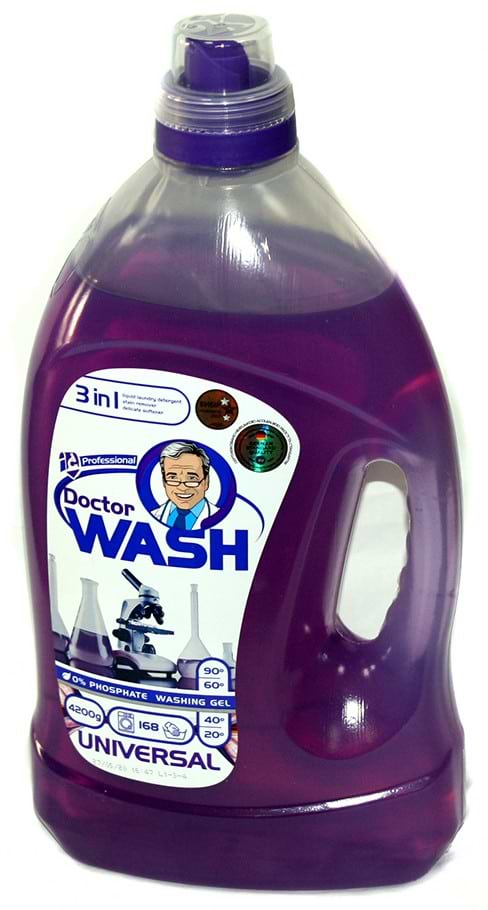 Фото - Гель для стирки DOCTOR WASH универсальный 2100 г, 80 циклов
