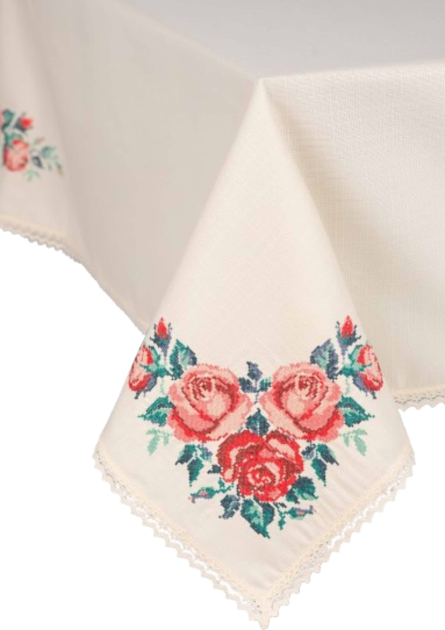 Скатертина прямокутна Едельвіка Квітучий сад 165х140 см (270-21/00)