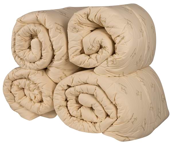 Фото - Одеяло всесезонное двуспальное евро Ярослав шерстяное стеганое 205х230 (48008)