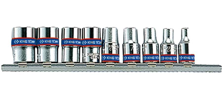 Набір торцевих голівок KING TONY 1/4'' 9 шт. (2509MR)