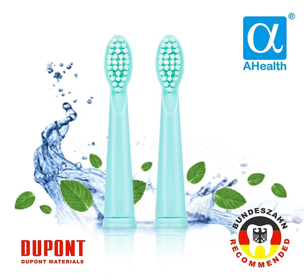 Фото - Насадка для зубної щітки AHealth SMART SONIC SMILE 1 2 шт. Green (N-2-AHsss1g)