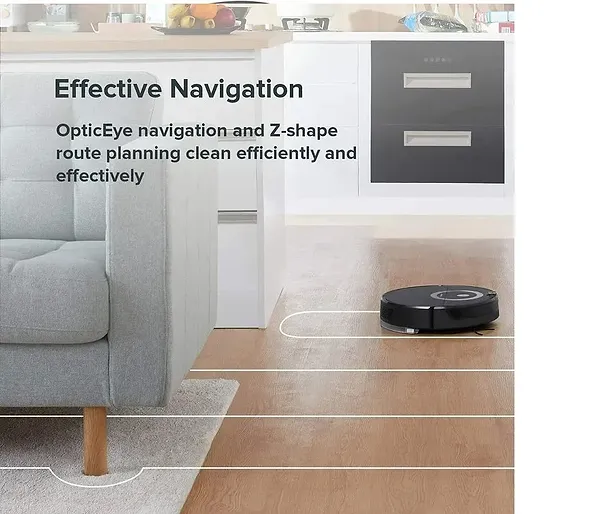 Фото - Робот-пылесос моющий RoboRock E5 Vacuum Cleaner Black