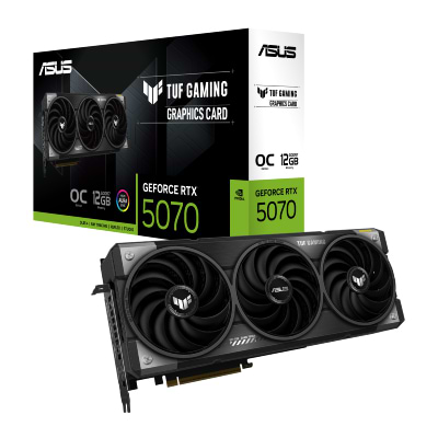 Видеокарта Asus TUF Gaming GeForce RTX 5070 12GB GDDR7 OC Edition (TUF-RTX5070-O12G-GAMING) - Фото 1