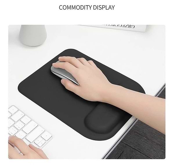 Фото - Коврик для мыши BUBM с подушкой под запястье Черный 31