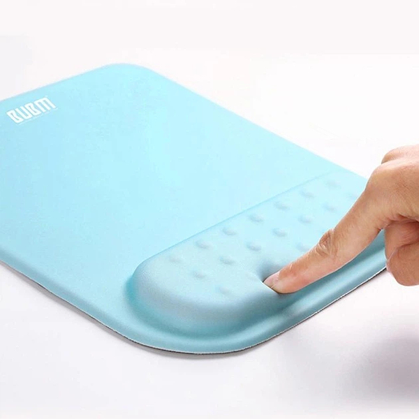 Фото - Коврик для мыши BUBM с подушкой под запястье Бирюзовый