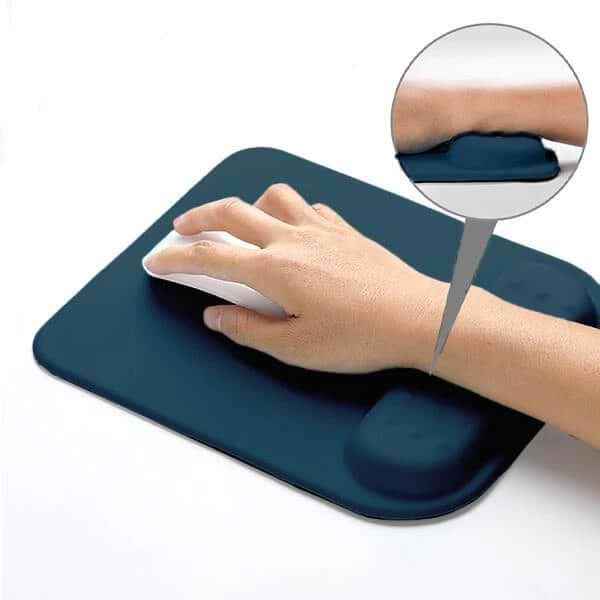 Фото - Коврик для мыши BUBM с подушкой под запястье Синий