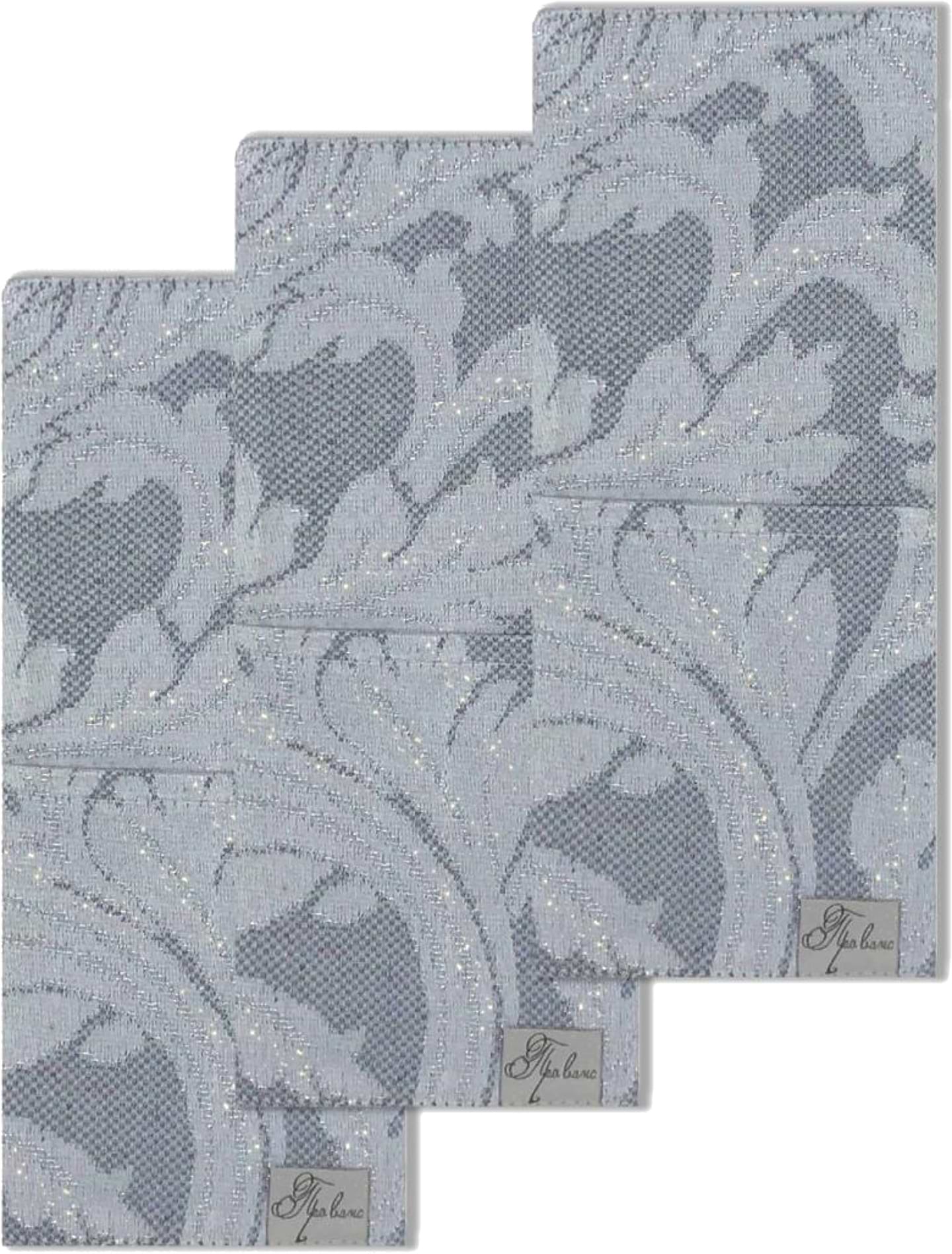 Чехол для столовых приборов Прованс набор Сияние Серое серебро 24х10 см (036018)