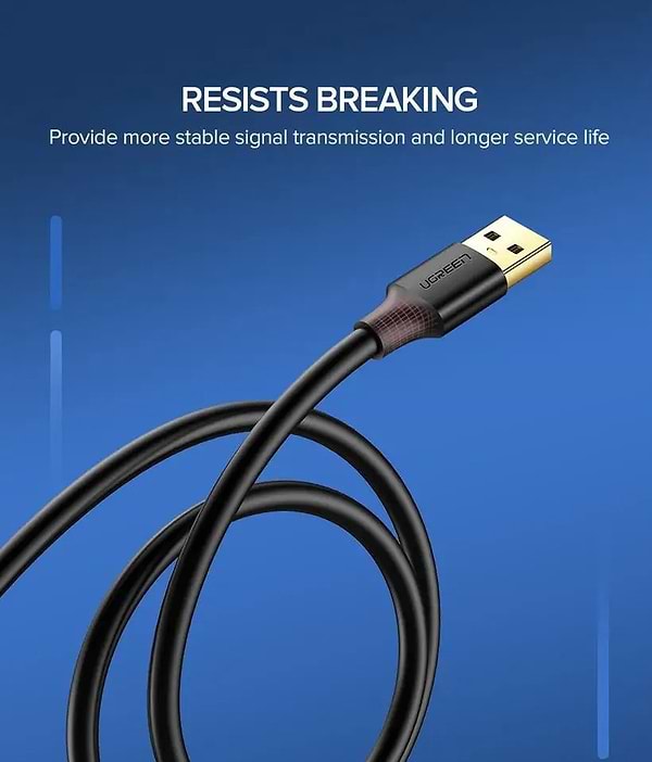 Фото - Кабель USB Type-A - USB Type-A UGREEN US129 USB AM-AF USB3.0 3m (30127)