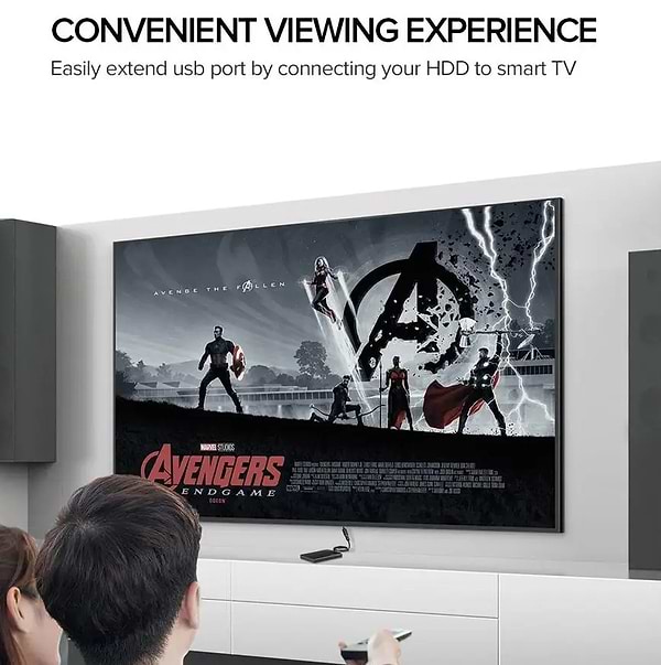 Фото - Кабель USB Type-A - USB Type-A UGREEN US129 USB AM-AF USB3.0 3m (30127)