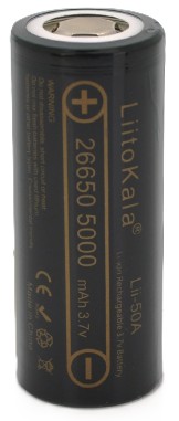 Аккумулятор тип 26650 LiitoKala 5000mah (Lii-50A)