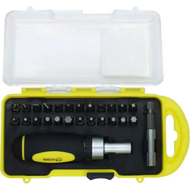 Фото - Отвертка со сменными битами Сталь 26 в 1 (49095)