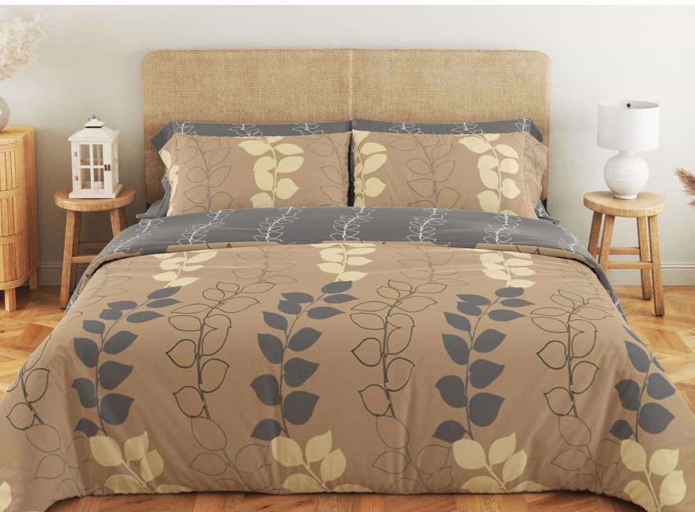 Комплект постельного белья ТЕП Soft dreams Grey Leaf (2-03860_25851) - Фото 1