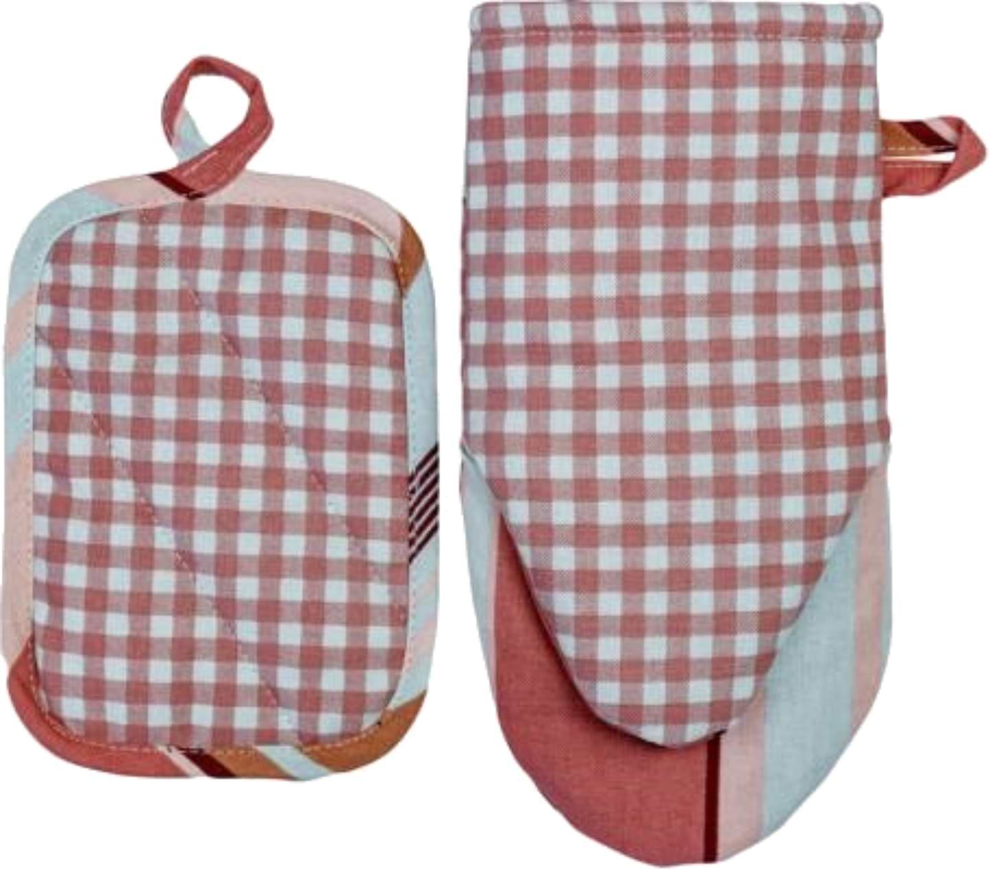 Набір прихваток Прованс Коралова клітина 29х15 см (035661)