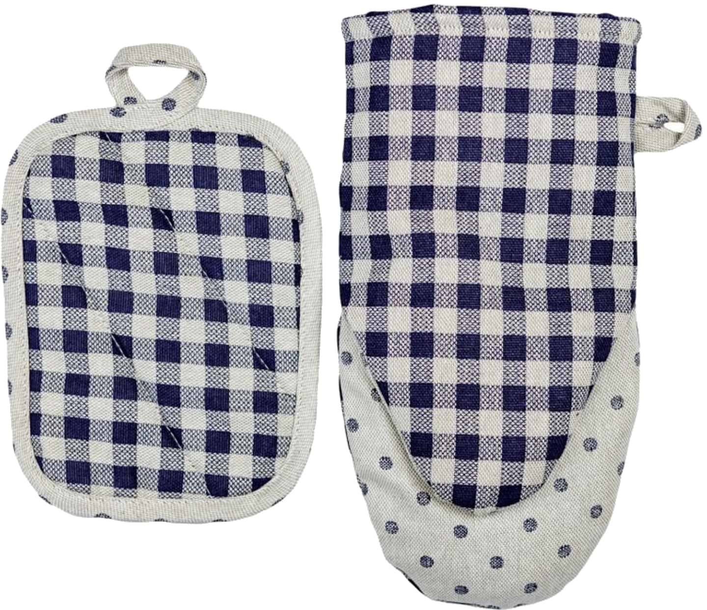 Набір прихваток Прованс Синя клітина 29х15 см (035696)