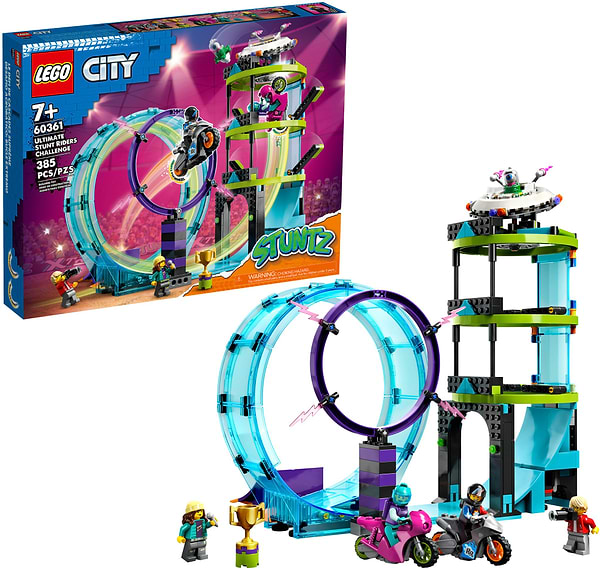 Фото - Конструктор LEGO City Stuntz Невероятная задача для каскадеров (60361)