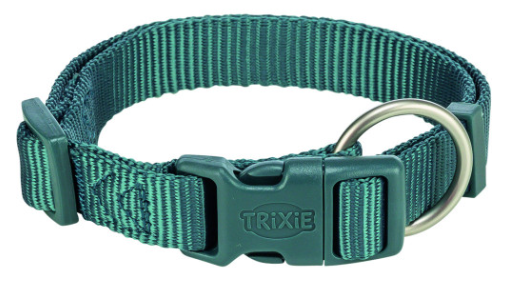 Ошейник для собак Trixie Premium S–M 30–45 см 15 мм сине-зеленый (4053032670969)